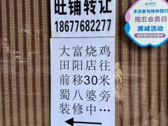 转让田州古城大门对面盘龙湾空铺